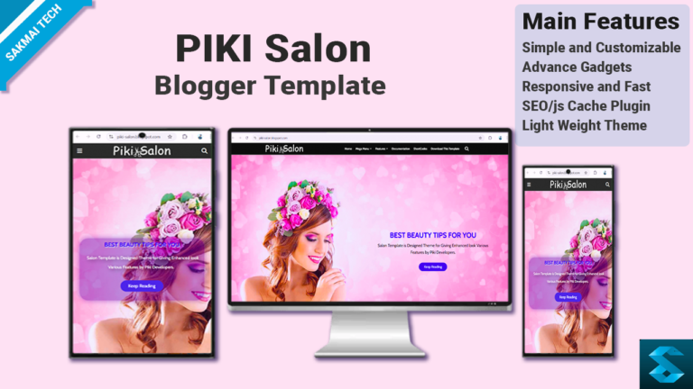 Salon – Blogger Template