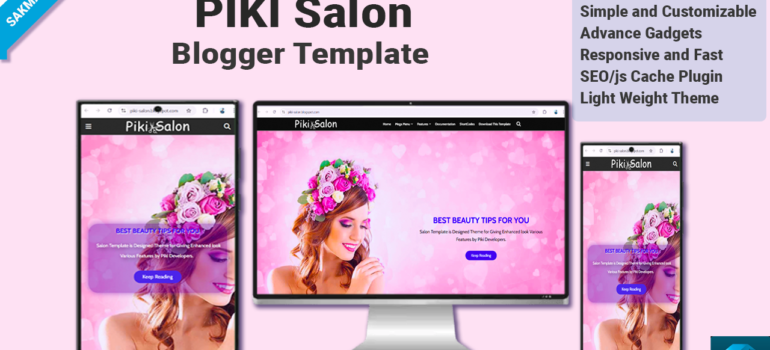 Salon – Blogger Template