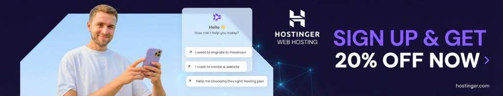 Hostinger_20% off Promotion