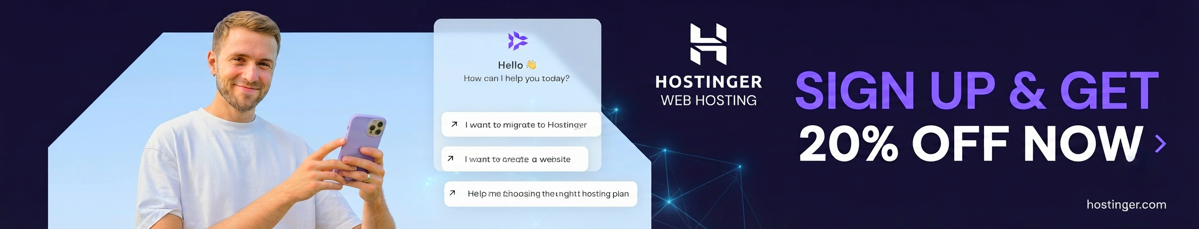Hostinger_20% off Promotion