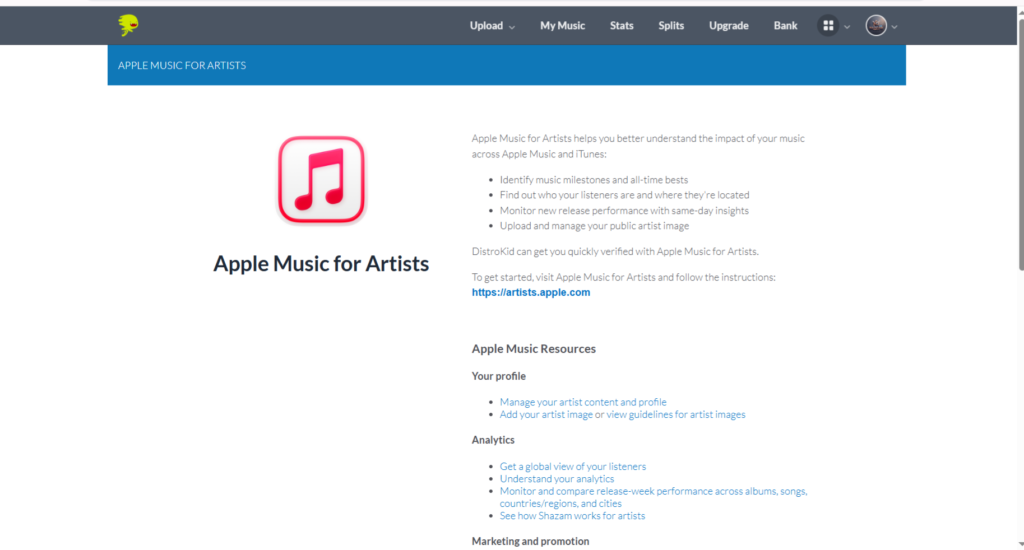 DistroKid _ Claim Apple Music Artist